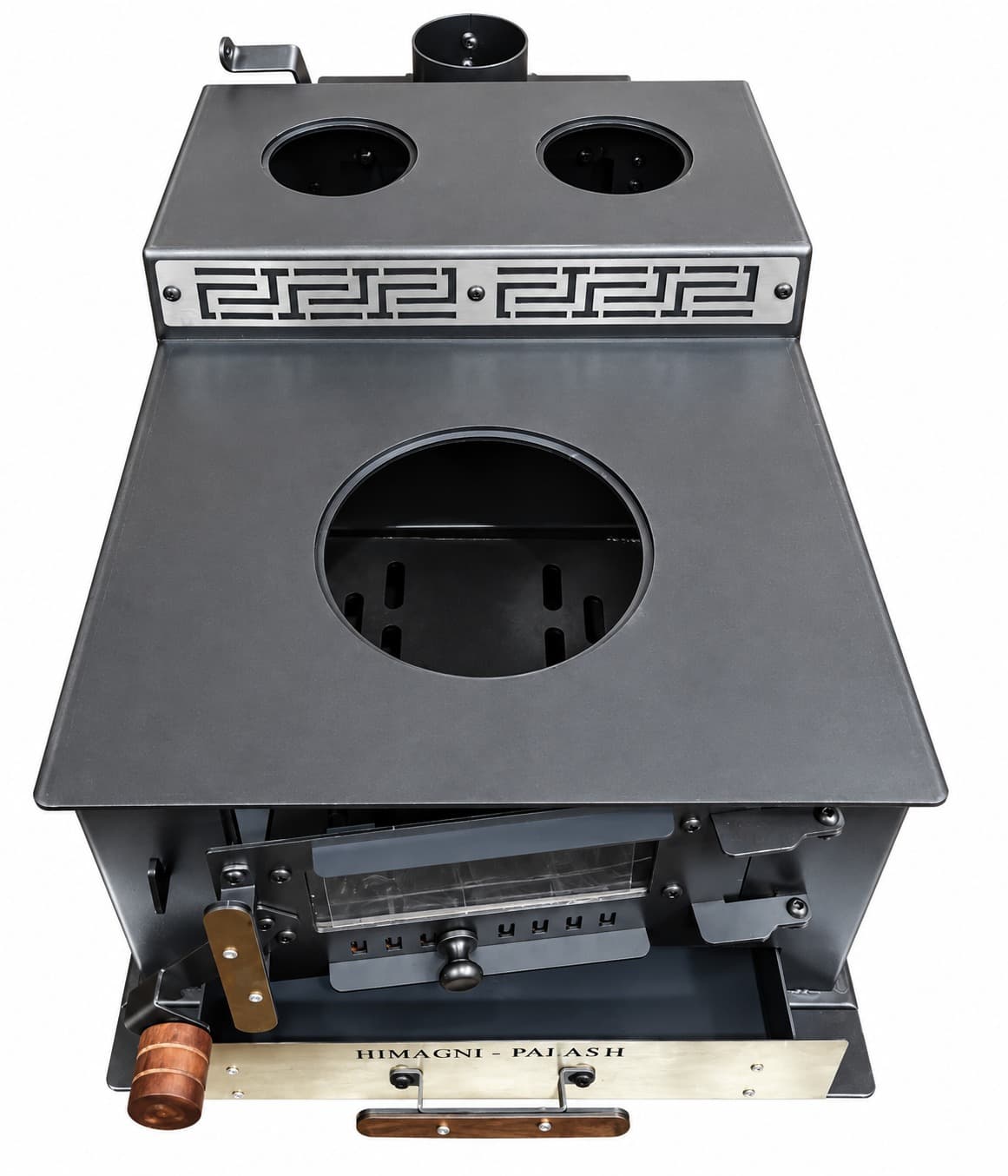 Stepped cooktop with cooking holes